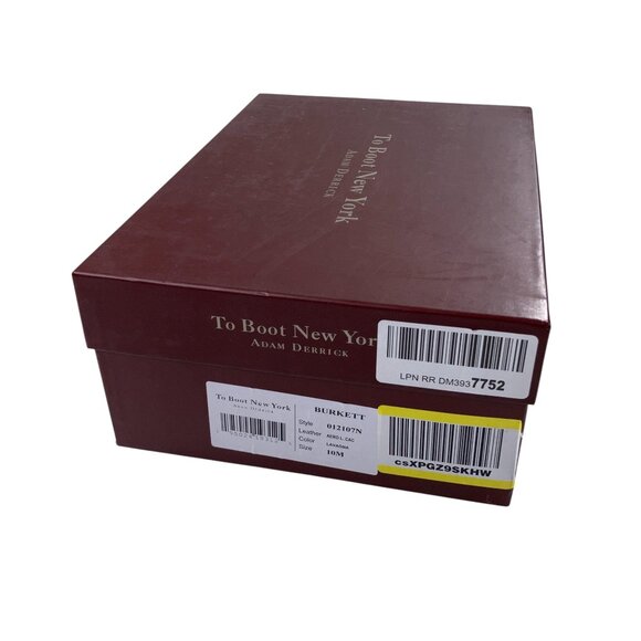 To Boot New York Burkett Cap Toe Lace Up Boots Mens 10M Gray Suede Lug Sole - Picture 8 of 10